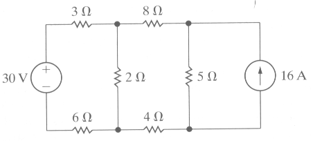 Solving using the mesh method, determine: ( a )