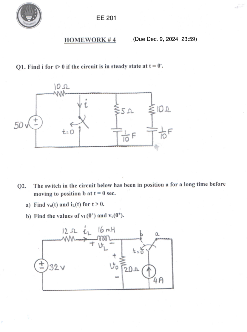 EE 2 0 1 HOMEWORK # 4 ( Due Dec. 9 , 2 0 2 4 , 2