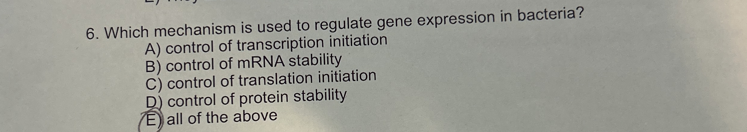 Which mechanism is used to regulate gene