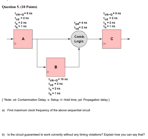 Question 5 . ( 1 0 Points ) [ * Note: cd: