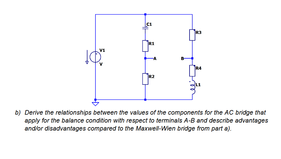 b ) Derive the relationships between the values
