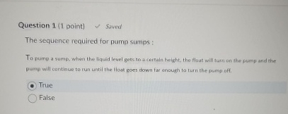 Question 1 ( 1 point ) Saved The sequence