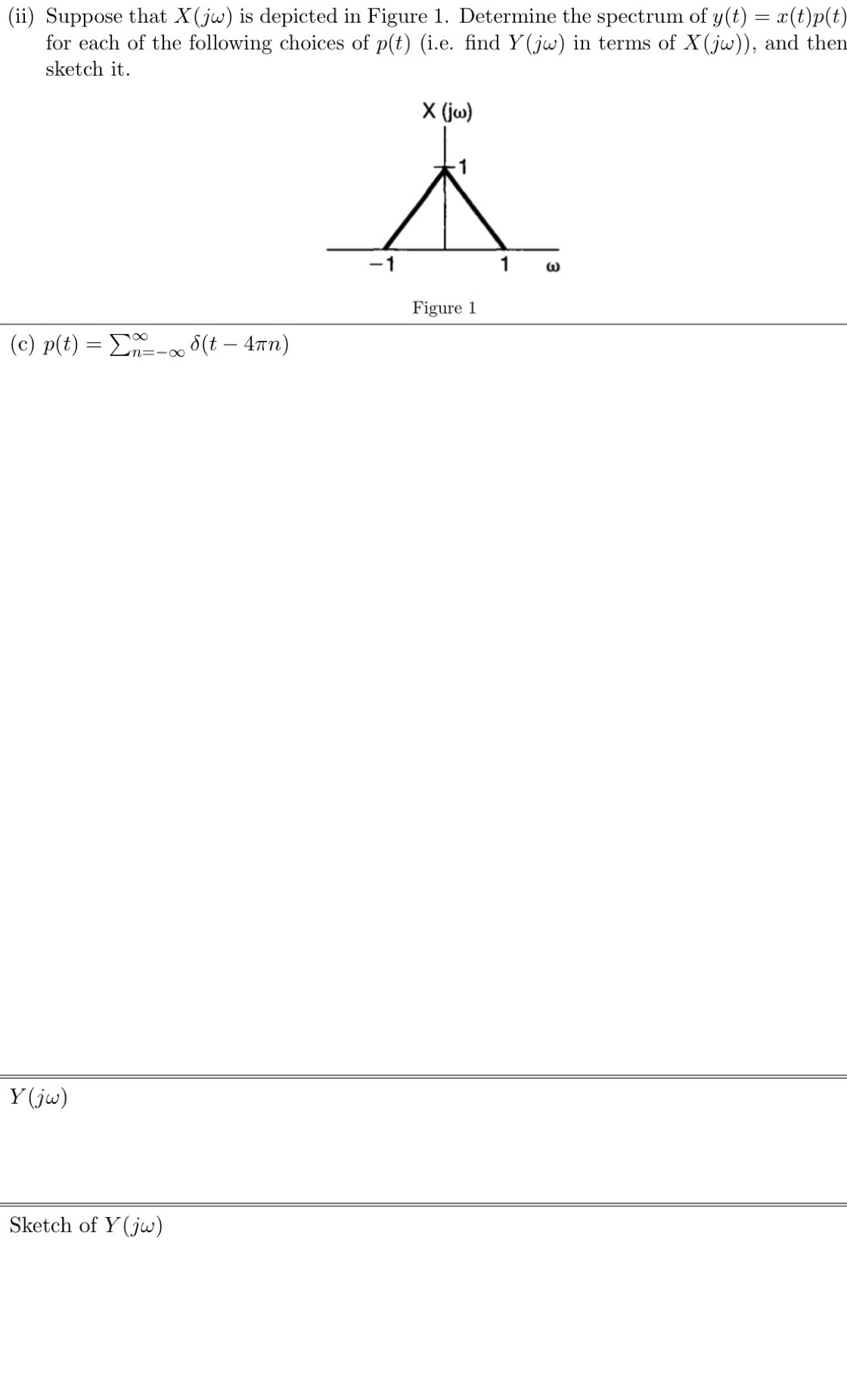( ii ) Suppose that x ( j ) is depicted in Figure