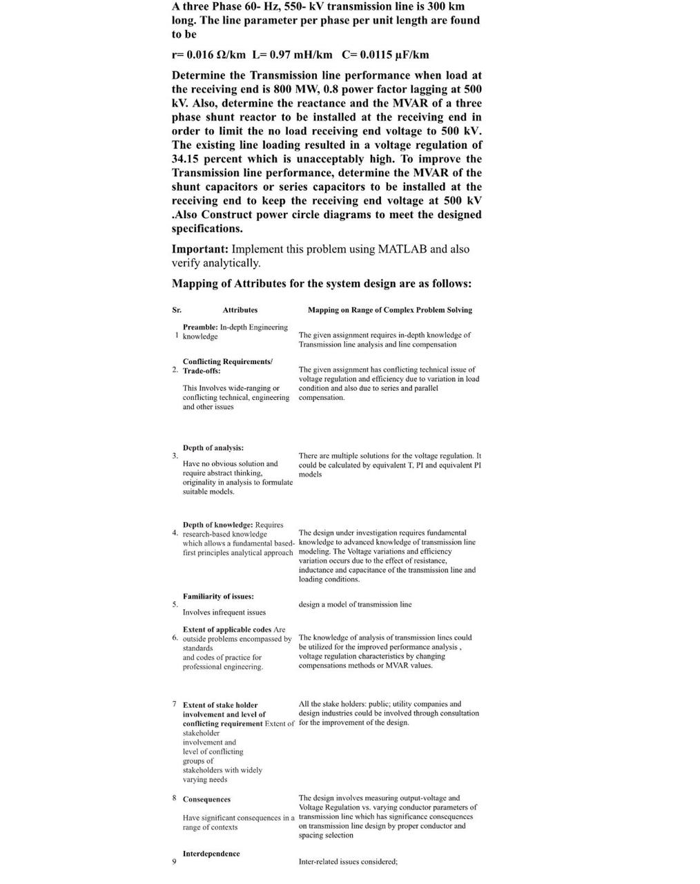 A three Phase 6 0 - - Hz , 5 5 0 - kV