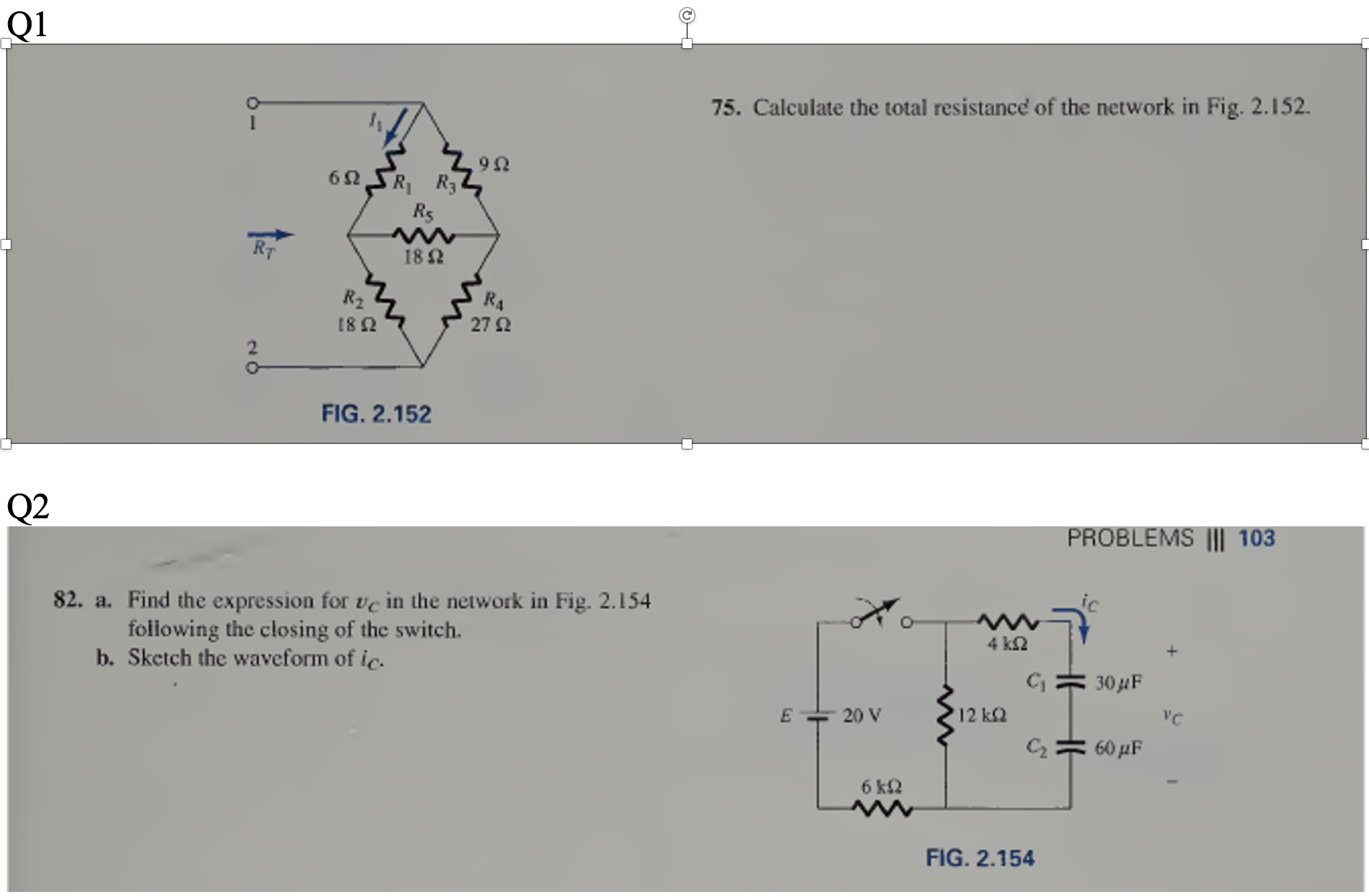 I WANT HANDWRITING SOLUTION Q 1 Calculate the