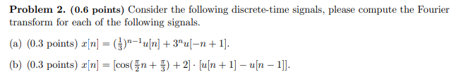 Problem 2 . ( 0 . 6 points ) Consider the