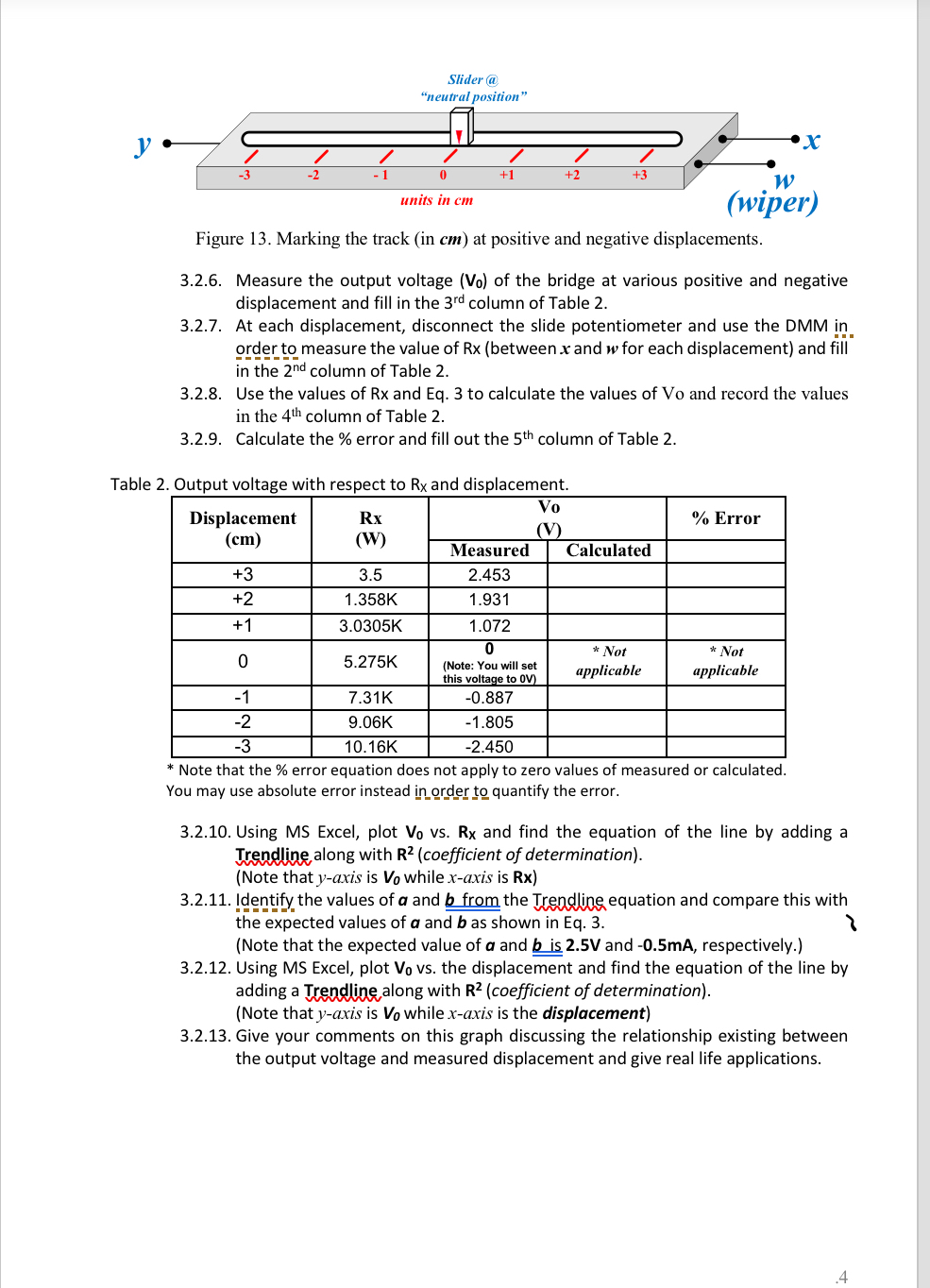Fill the table and do the simulation