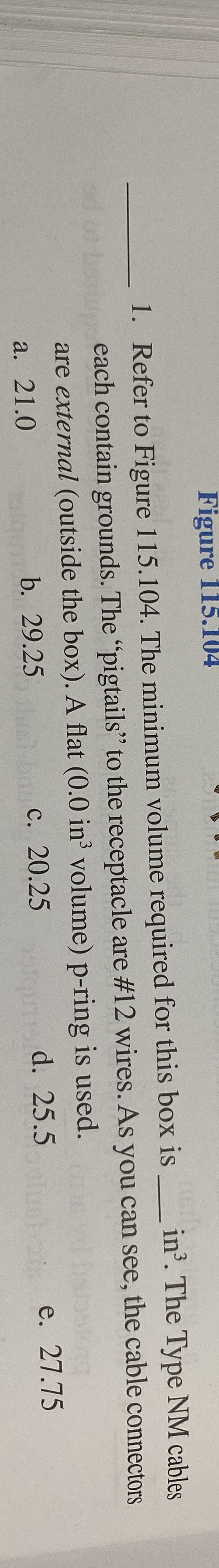 q , 1 . Refer to Figure 1 1 5 . 1 0 4 . The