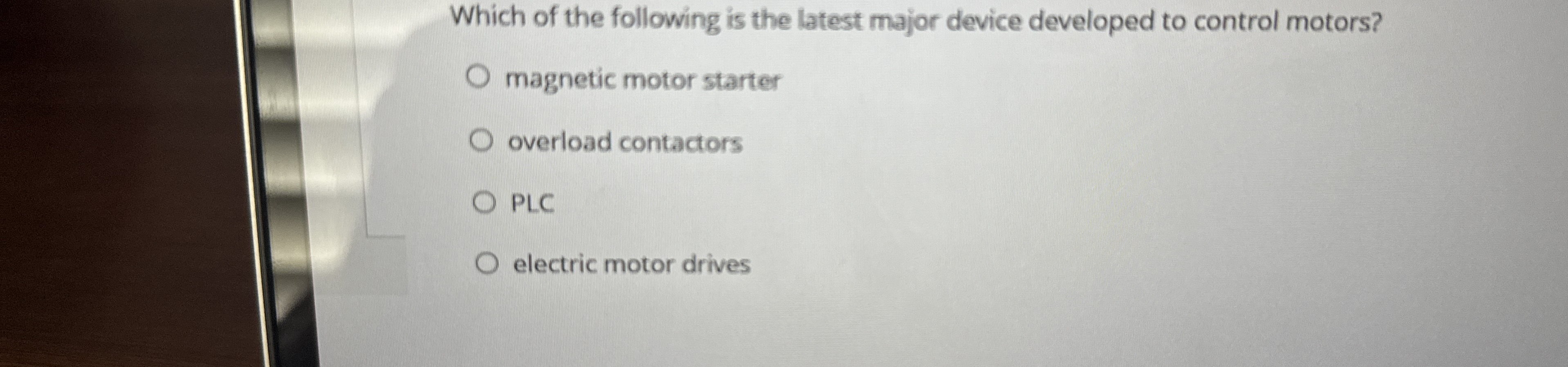 Which of the following is the latest major device