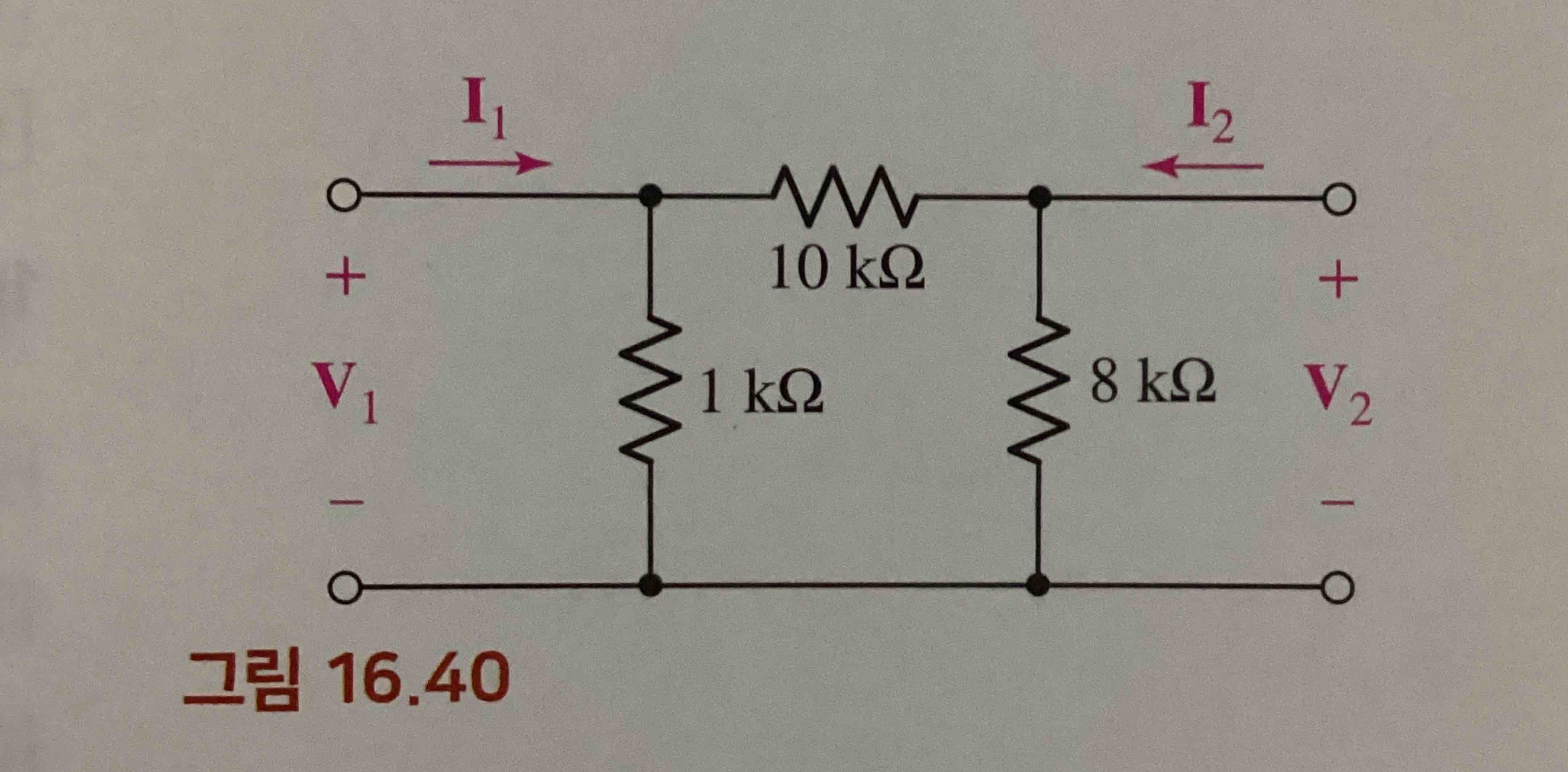 1 1 . Find all y integers from the two - port