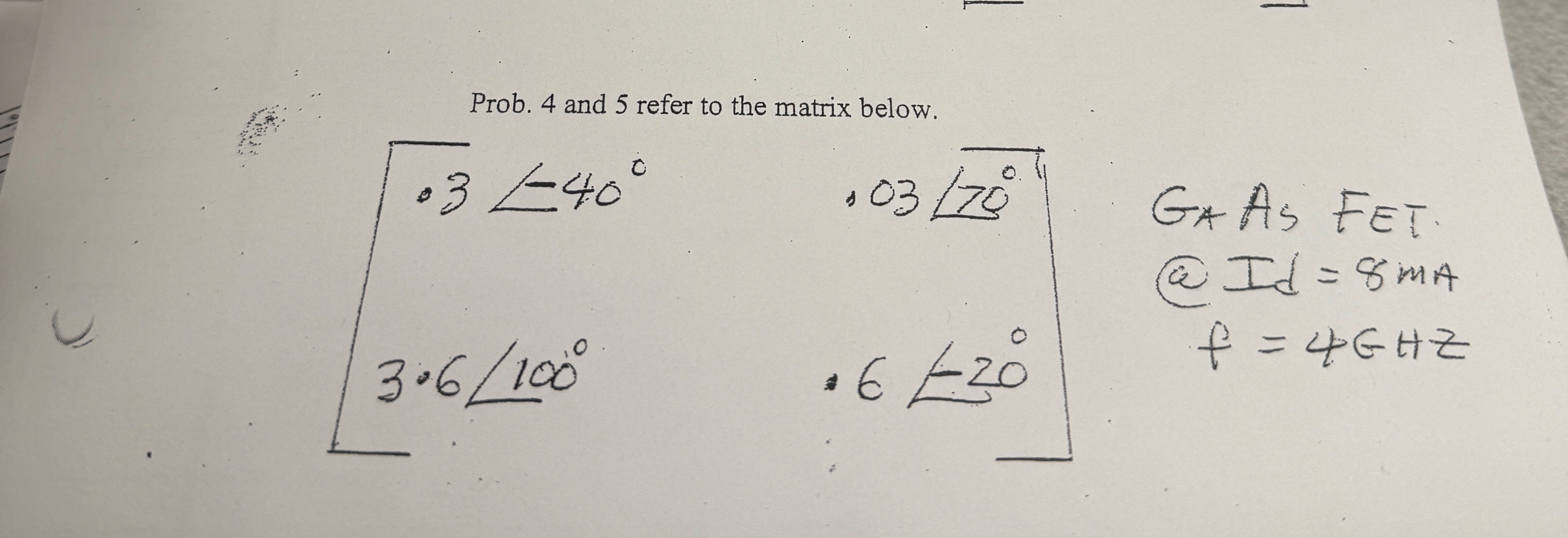 # 4 ) FIND THE INPUT ( PORT ( 1 ) ) SWR WHEN PORT