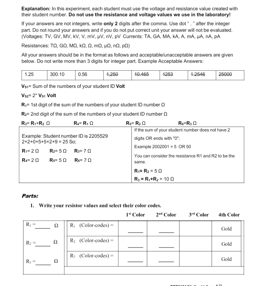 Explanation: In this experiment, each student
