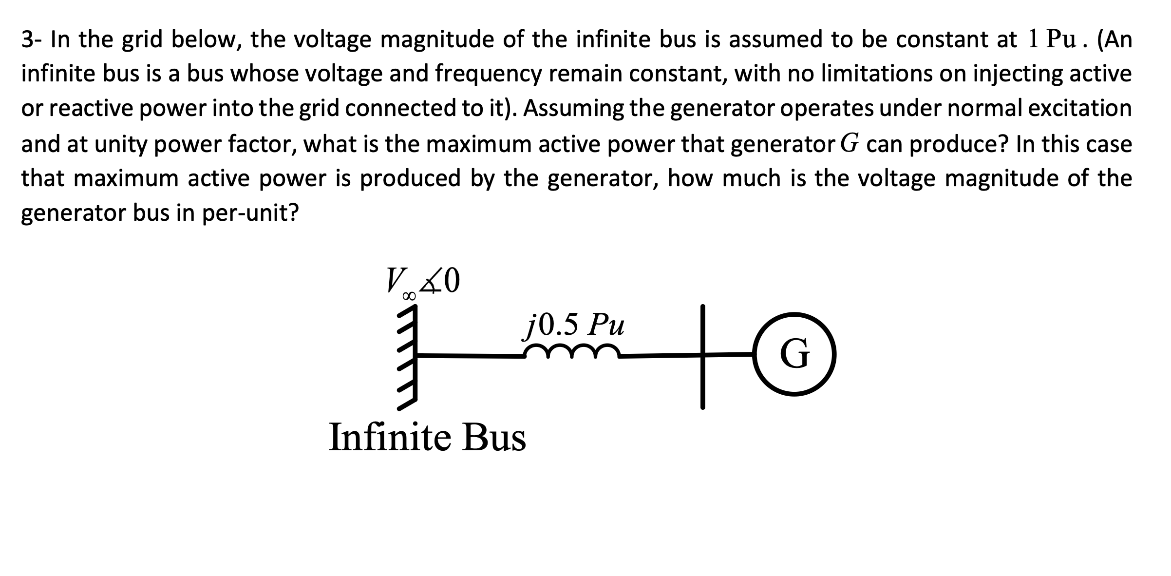 3 - In the grid below, the voltage magnitude of