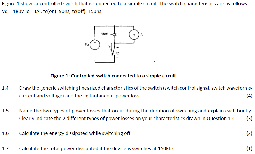 Figure 1 shows a controlled switch that is