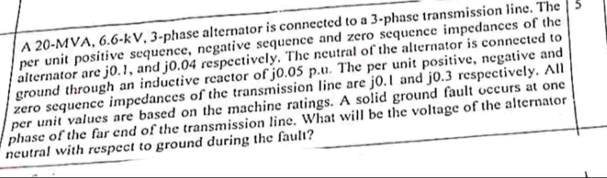 A \ ( 2 0 - \ mathrm { MVA } , 6 . 6 - \ mathrm {
