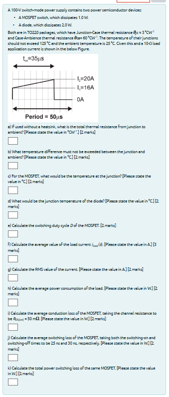 A 1 0 0 - V switch - mode power supply contains