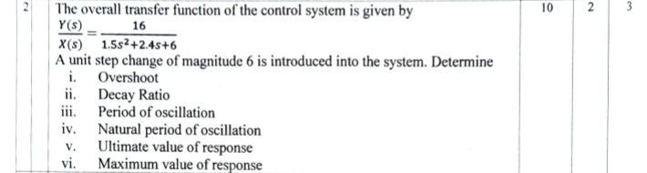 \ table [ [ 2 , The overall transfer function of