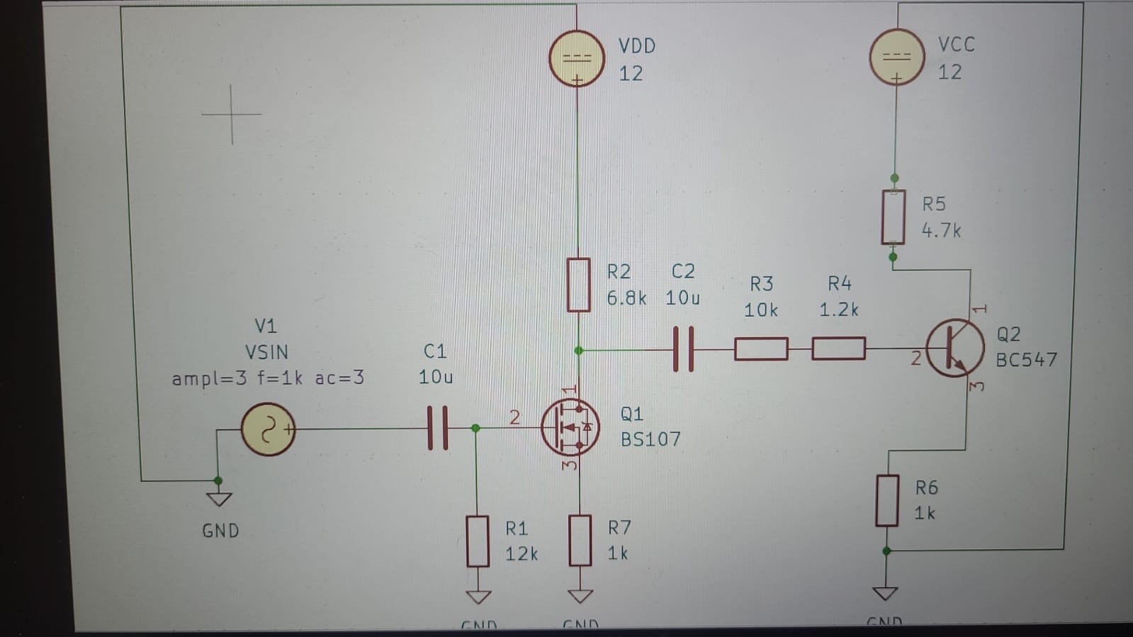 Can draw small signal circuit and calculate DC