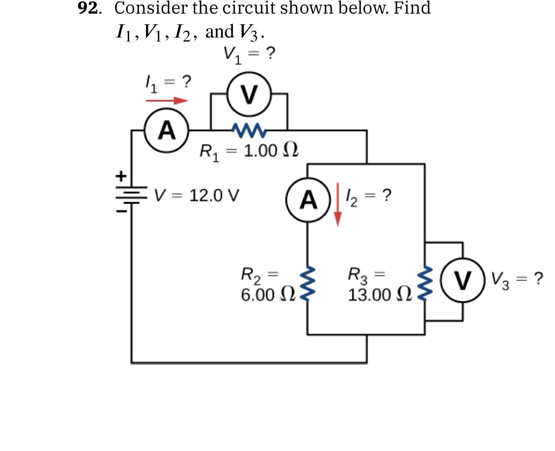 Consider the circuit shown below. Find I 1 , V 1