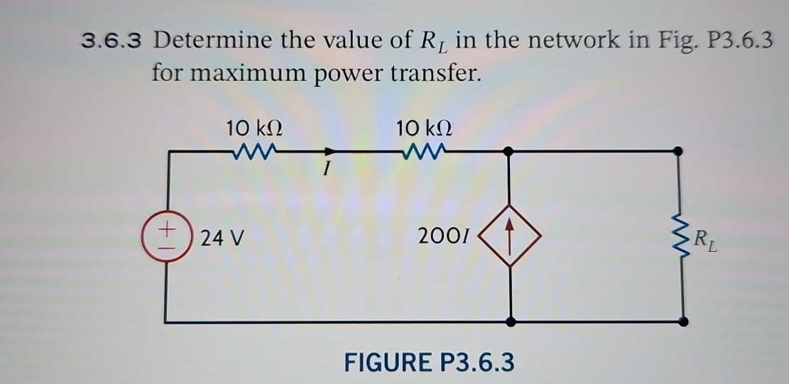 3 . 6 . 3 Determine the value of R L in the