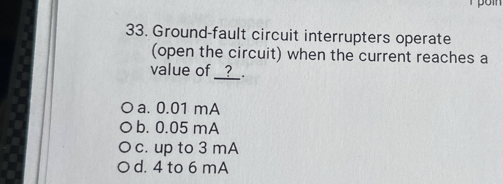Ground - fault circuit interrupters operate (