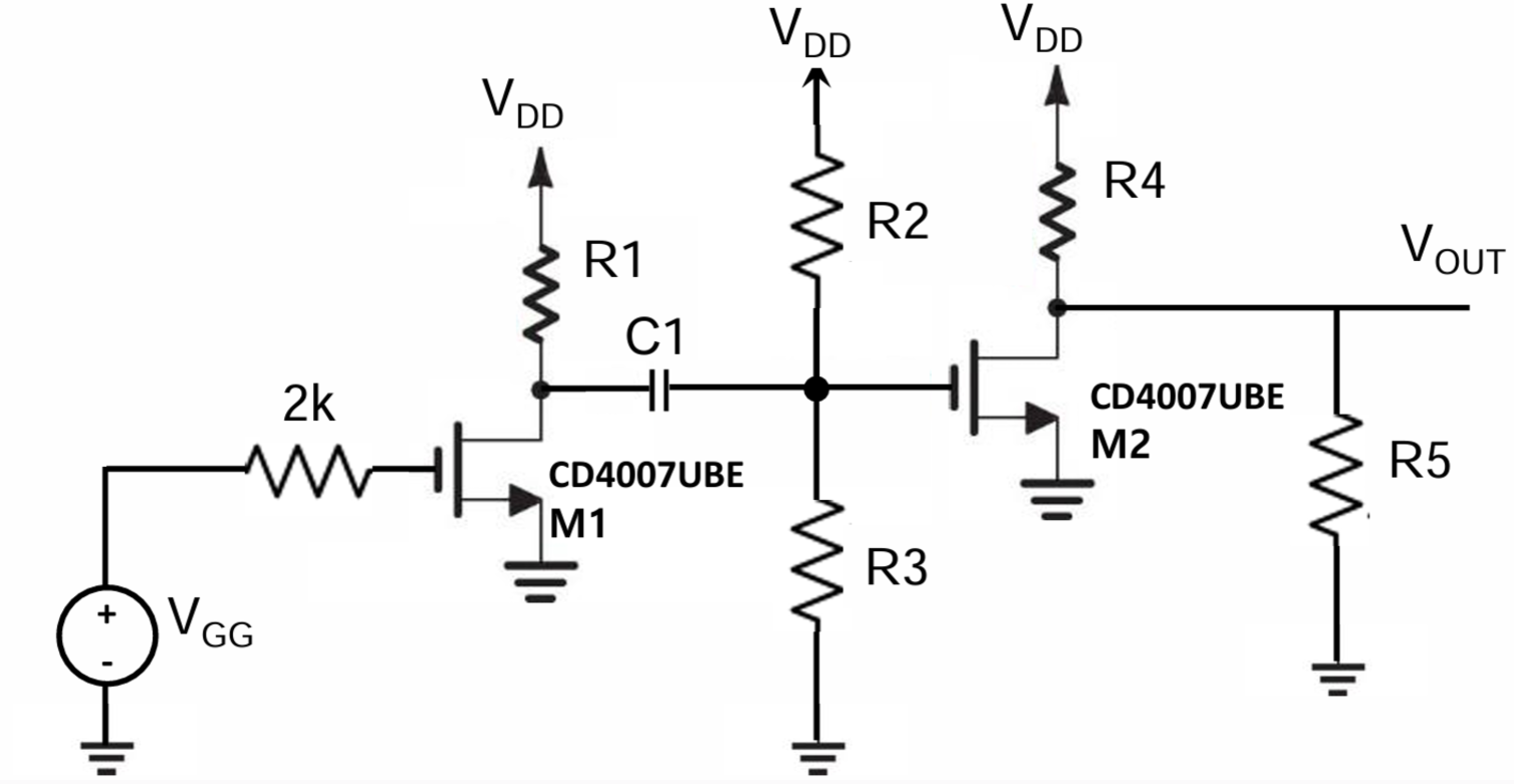 For this common - source amplifier with MOSFET (