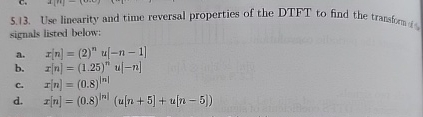 5 . 1 3 . Use linearity and time reversal