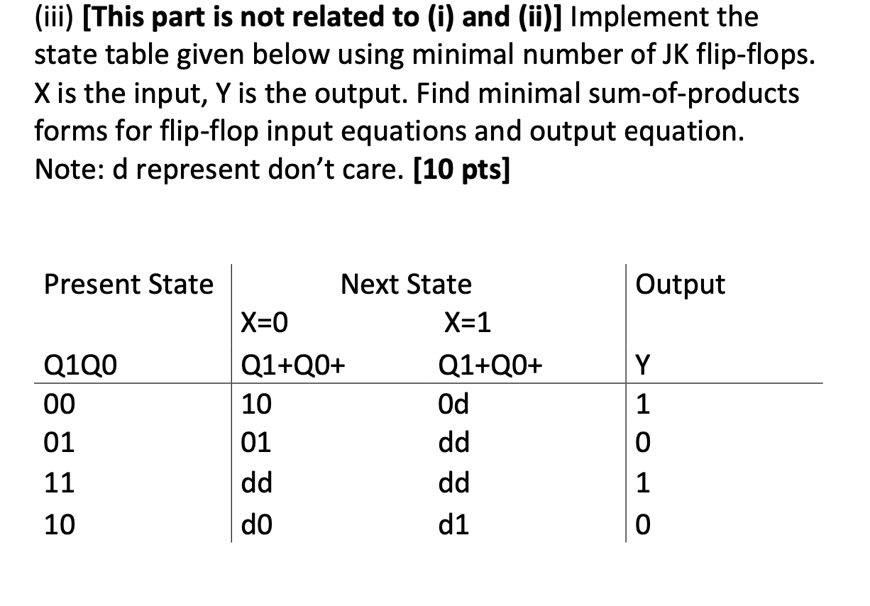 ( iii ) [ This part is not related to ( i ) and (
