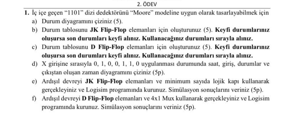 2 . DEV 1 . i e ge en " 1 1 0 1 " dizi dedekt r n