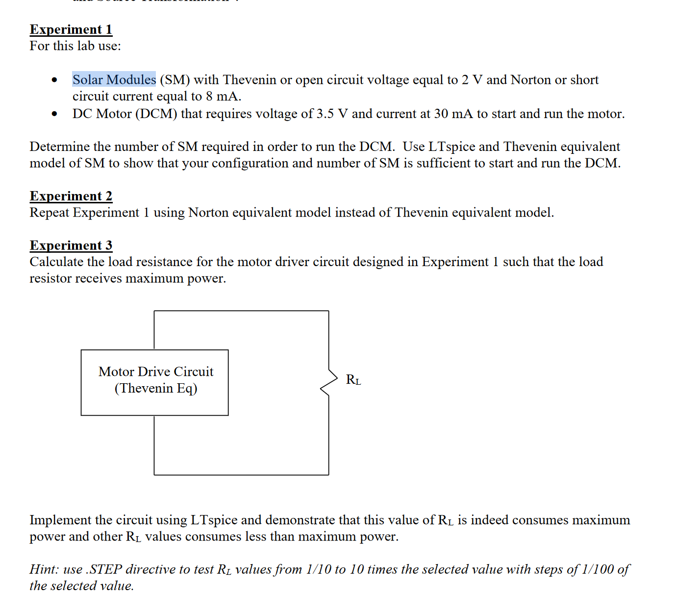 * * * * Please show how to set up in Ltspice * *