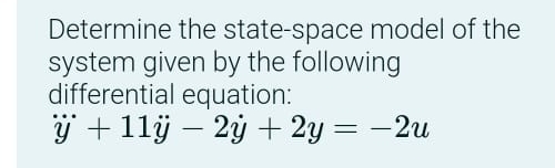 solve the control system course problem Determine