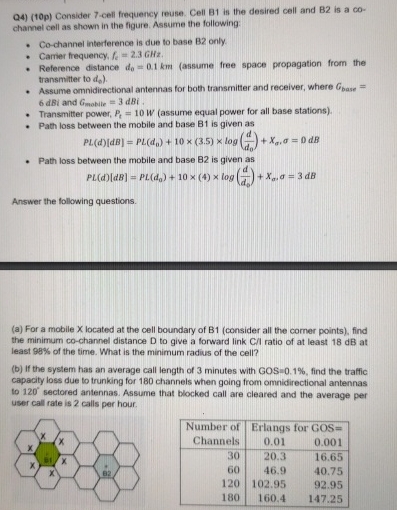 Q 4 ) ( 1 0 p ) Consider 7 - cell frequency