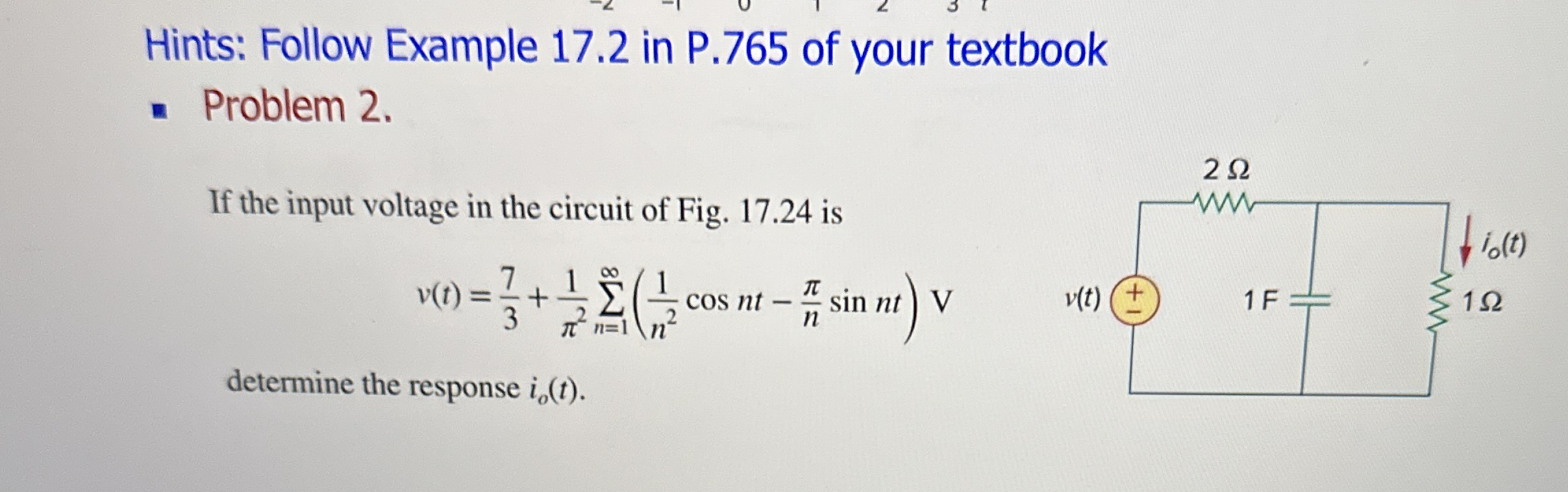 Hints: Follow Example 1 7 . 2 in P . 7 6 5 of