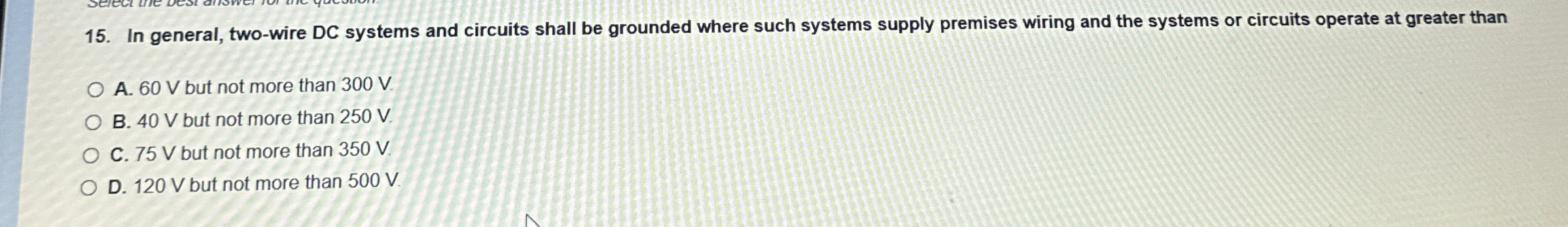 In general, two - wire DC systems and circuits