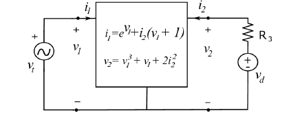 For the circuit in Figure 3 a: a ) Find the DC