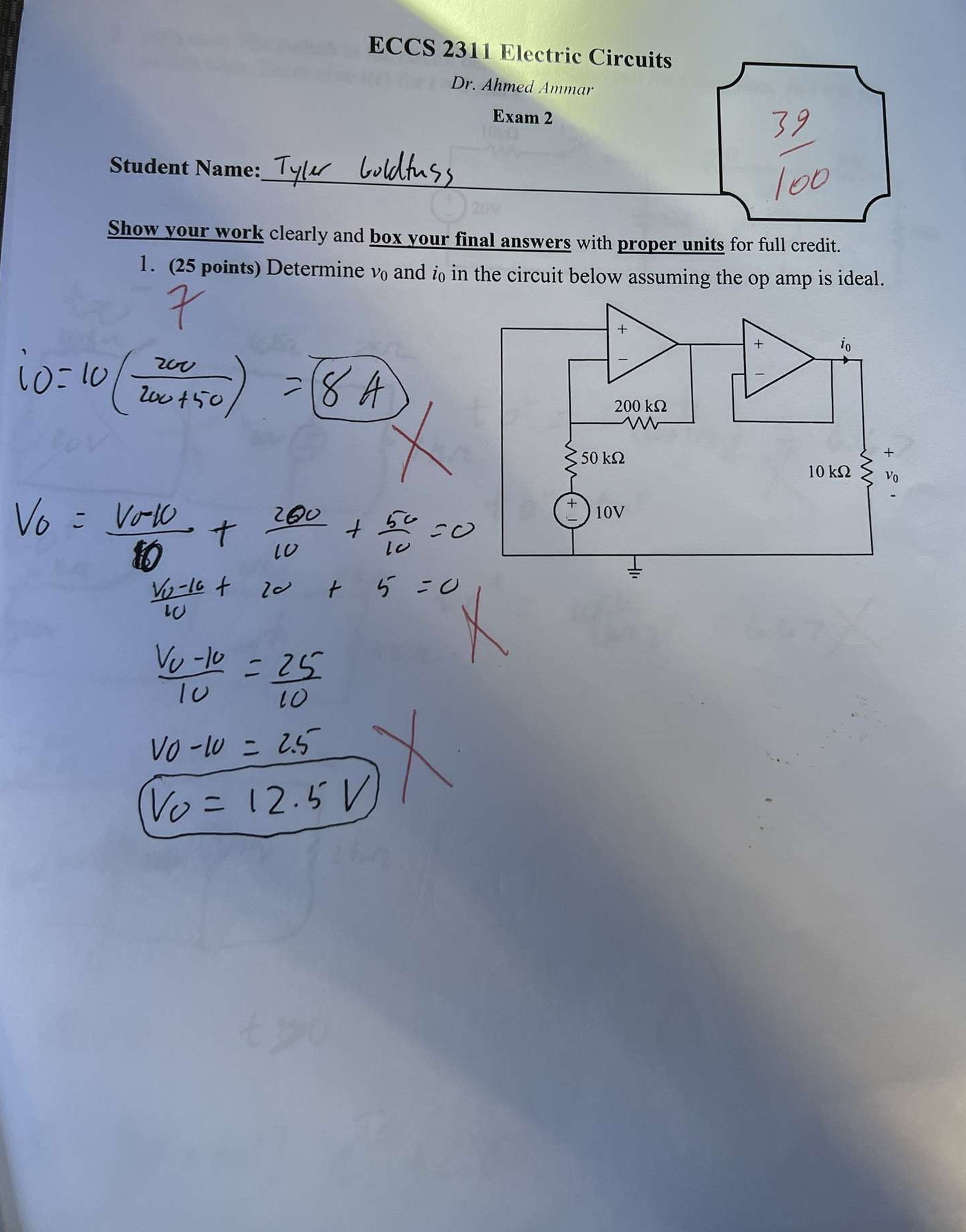 ECCS 2 3 1 1 Electric Circuits Dr . Ahmed Ammar