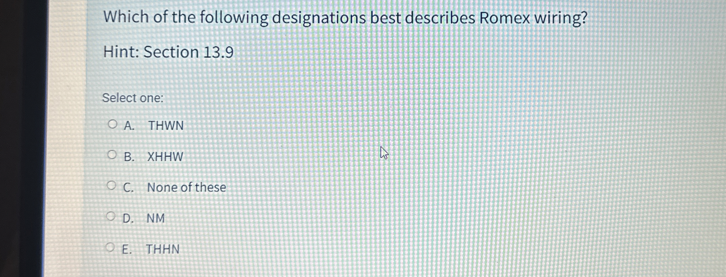 Which of the following designations best