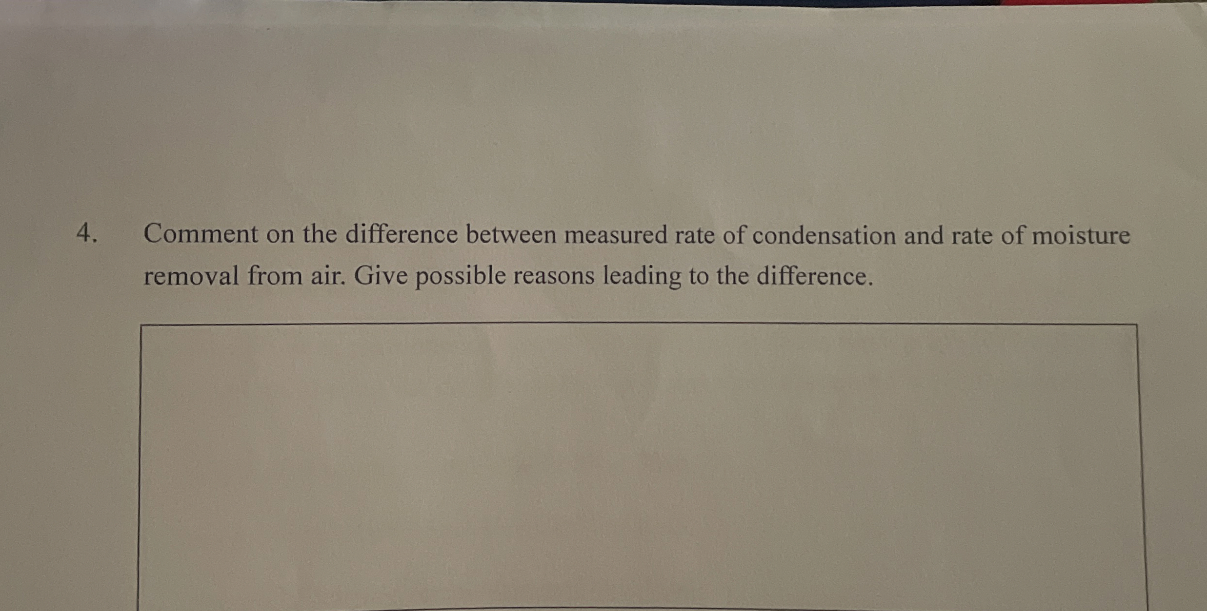 Comment on the difference between measured rate