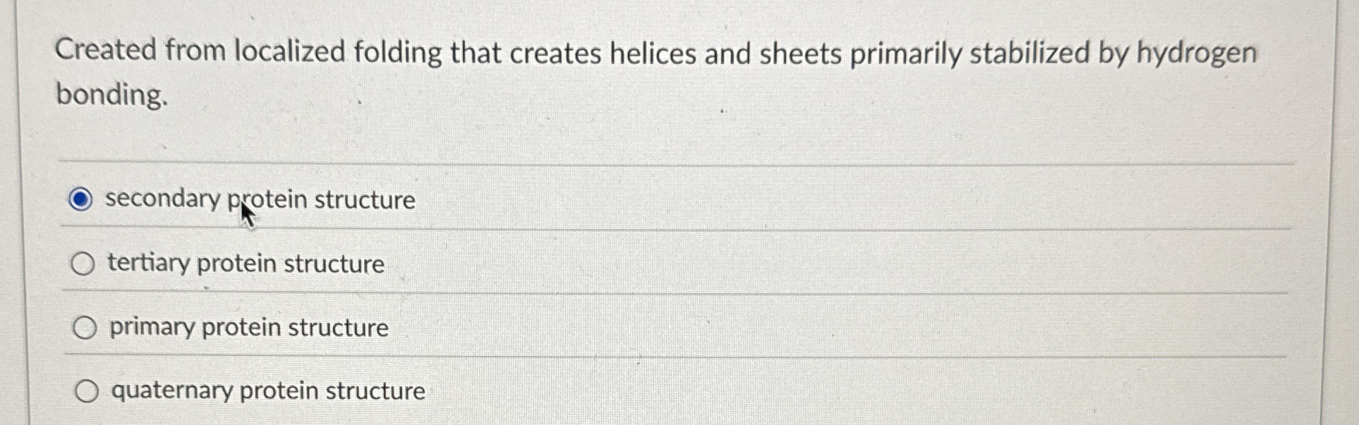 Created from localized folding that creates