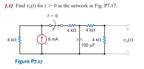 7 . 1 7 Find v _ ( o ) ( t ) for t  style=