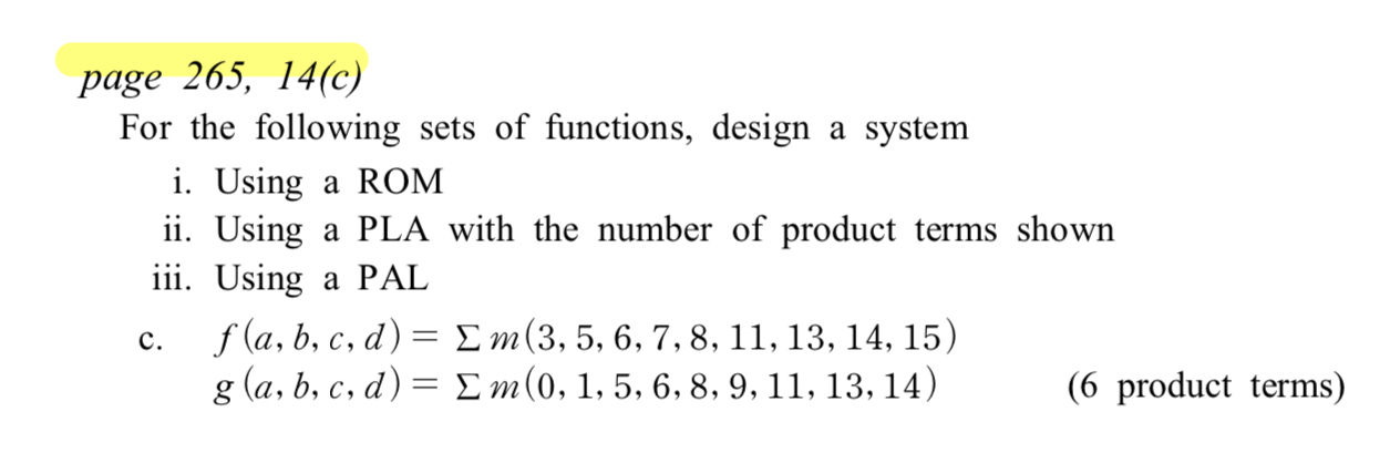 page 2 6 5 , 1 4 ( c ) For the following sets of