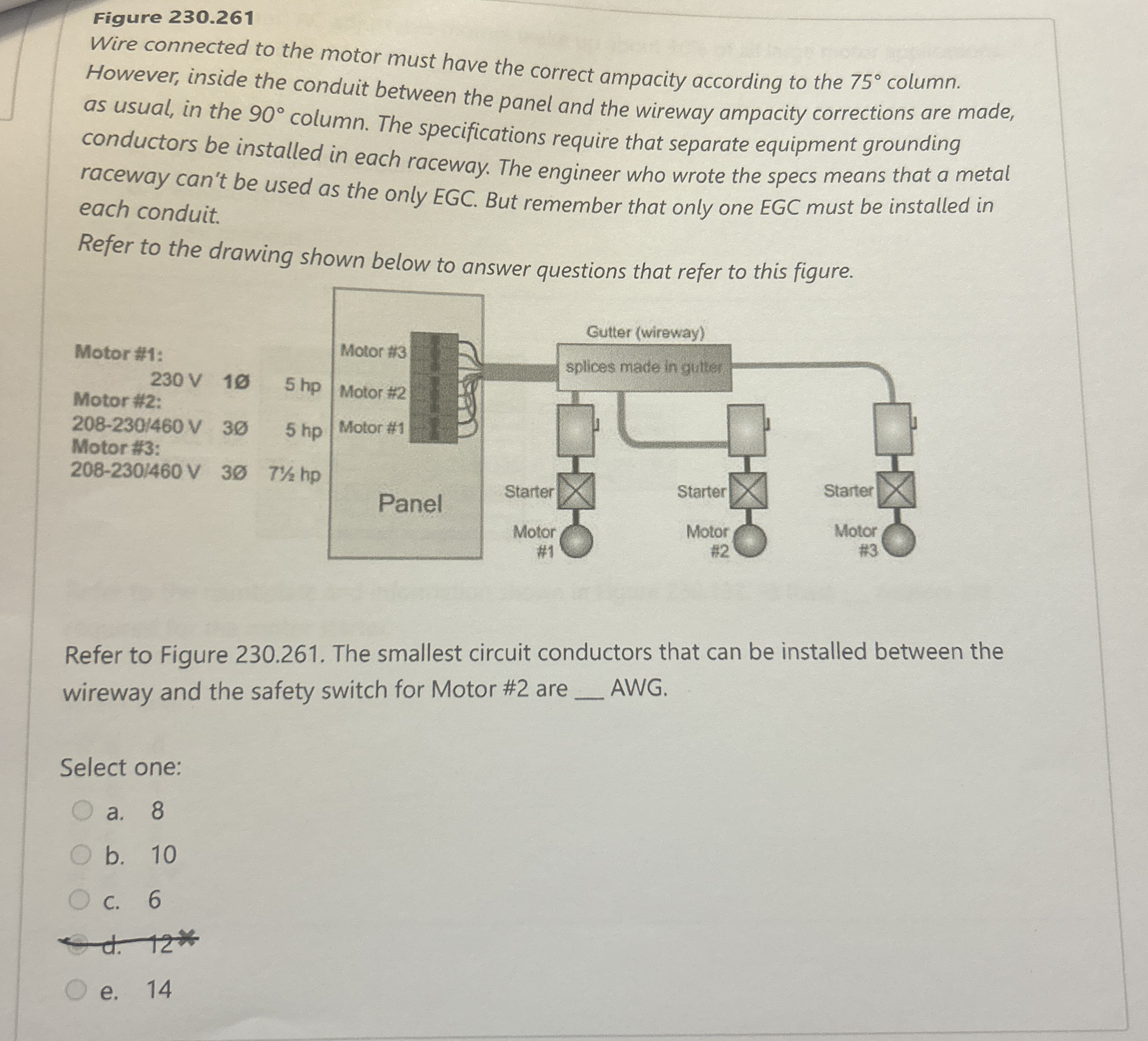 Figure 2 3 0 . 2 6 1 Wire connected to the motor