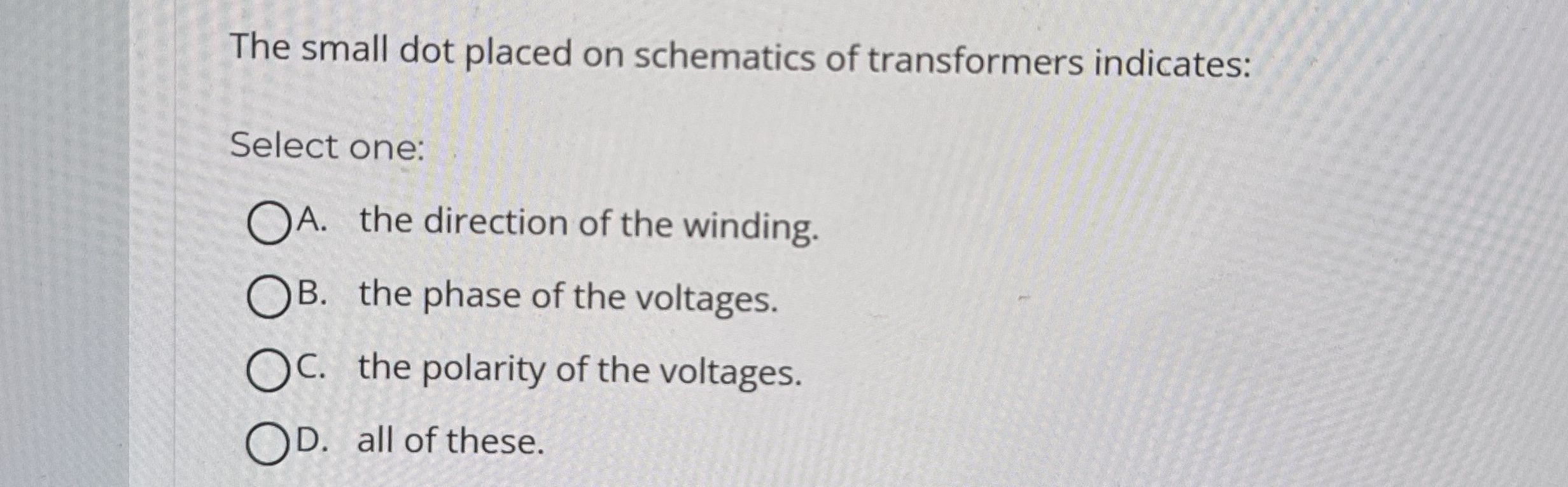The small dot placed on schematics of