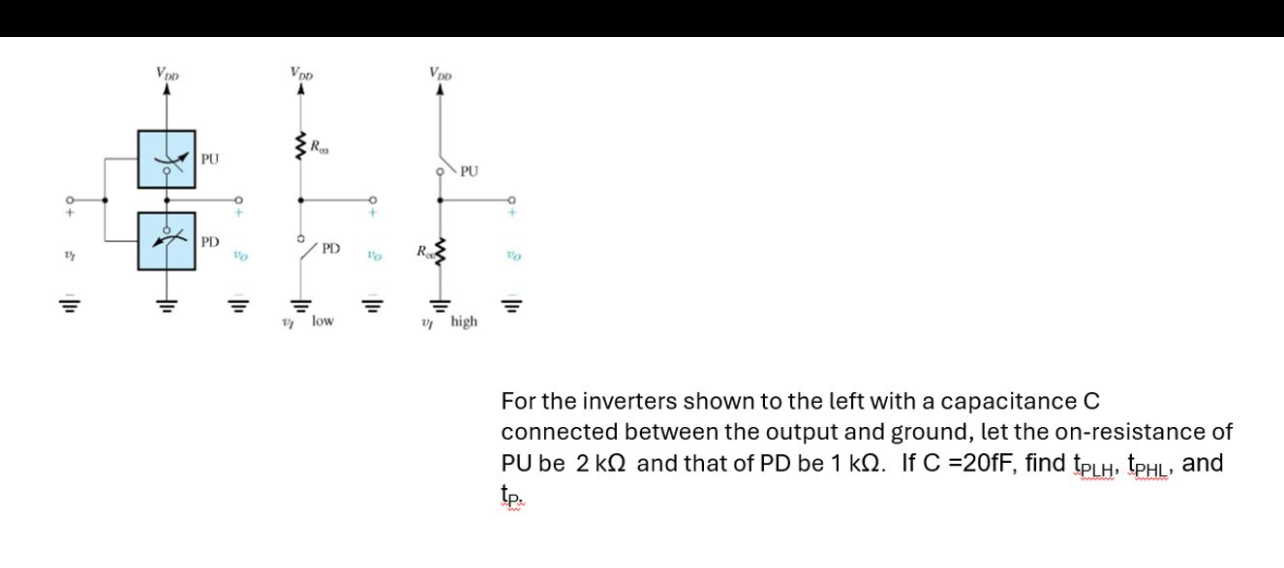 For the inverters shown to the left with a