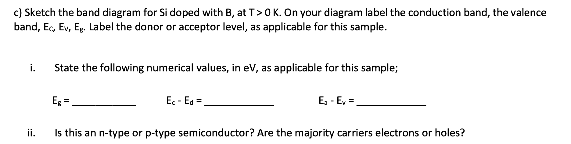 cE _ ( c ) , E _ ( v ) , E _ ( g ) . Label the