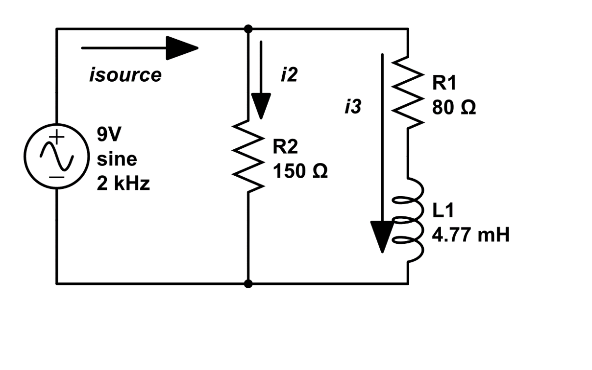 In the following circuit, find the current