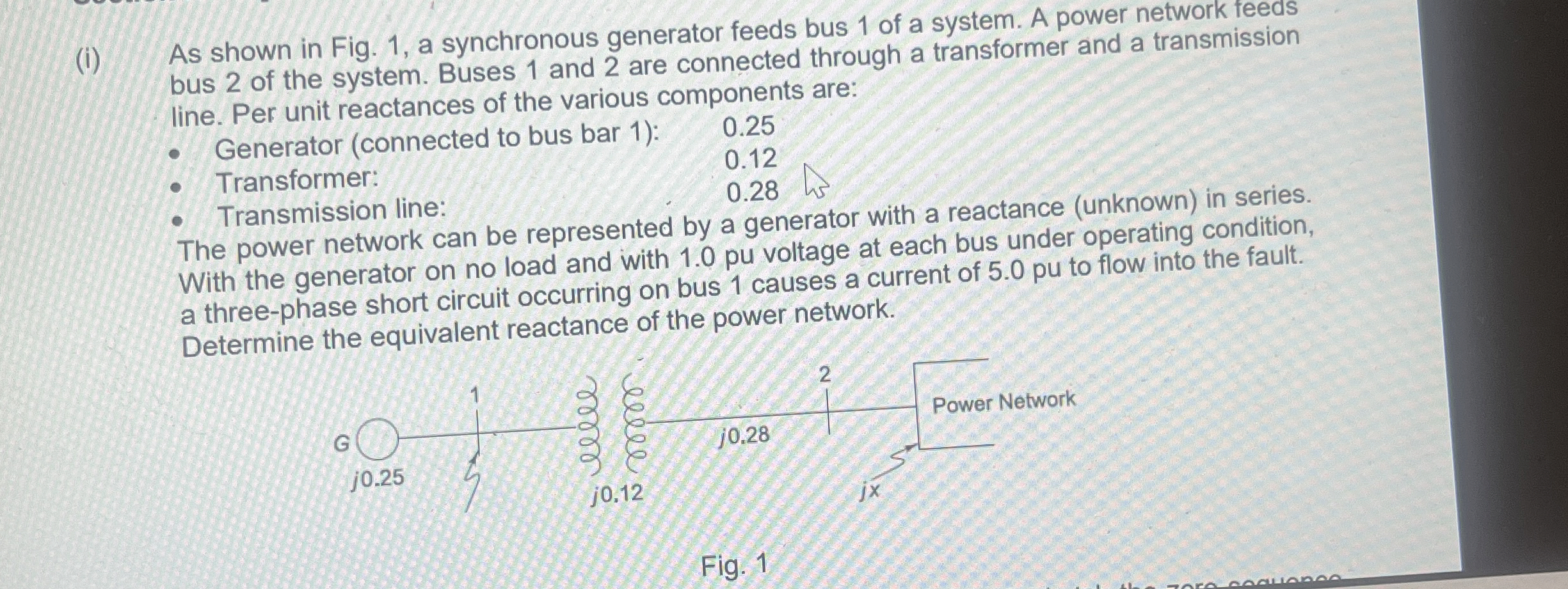 ( i ) As shown in Fig. 1 , a synchronous
