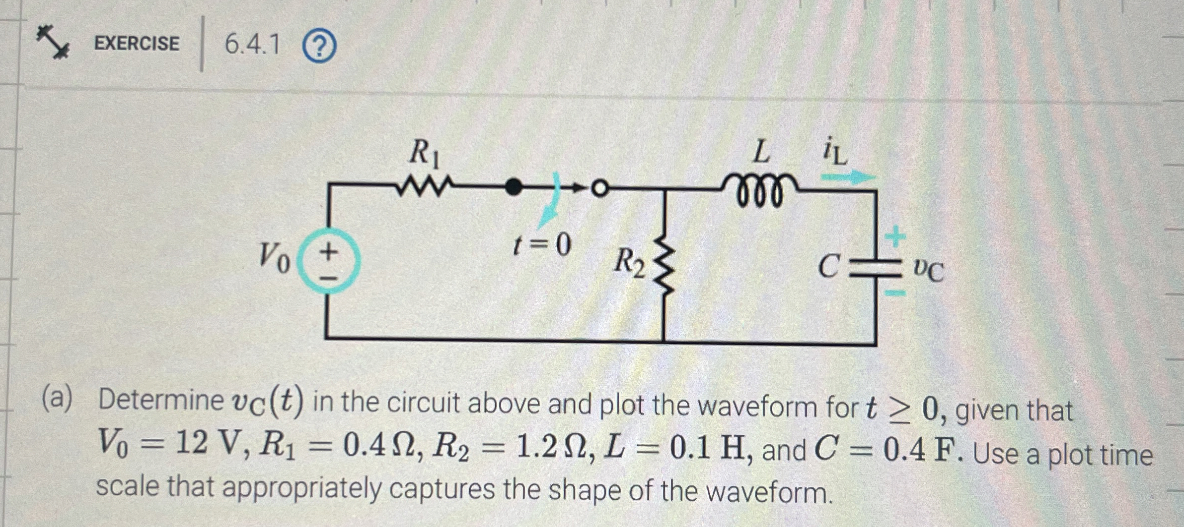 EXERCISE 6 . 4 . 1 Show the actual plot too ( a )