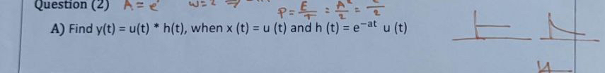 Question ( 2 ) A = e , w = 2 =  style=