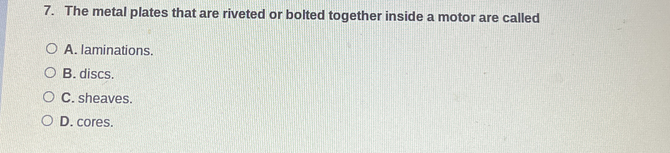 The metal plates that are riveted or bolted